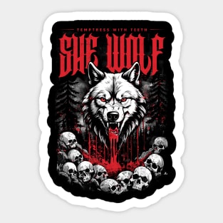SHE WOLF Sticker